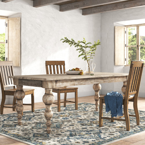 Farmhouse & Rustic Distressed Finish Dining Tables Up To 60 Off